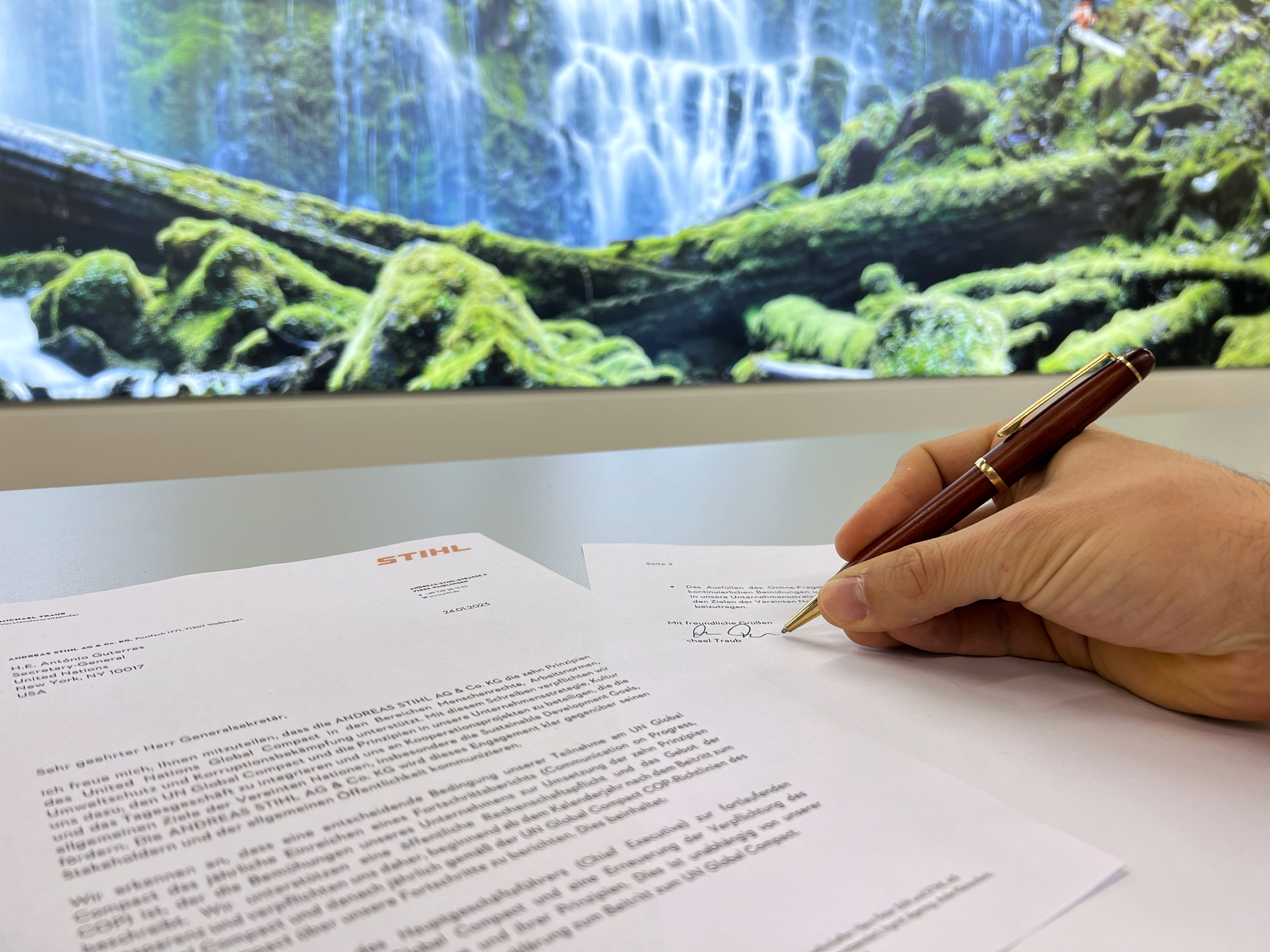 STIHL aderisce al Global Compact delle Nazioni Unite 